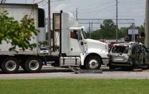 18 wheeler t-bone accident