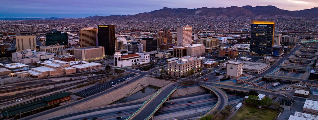 el paso downtown aerial highways
