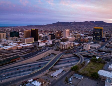 el paso downtown aerial highways