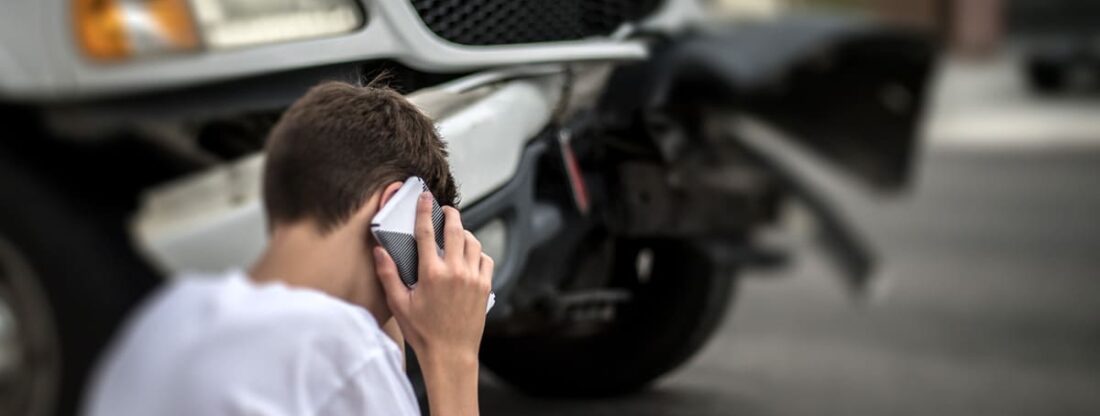 car accident scene