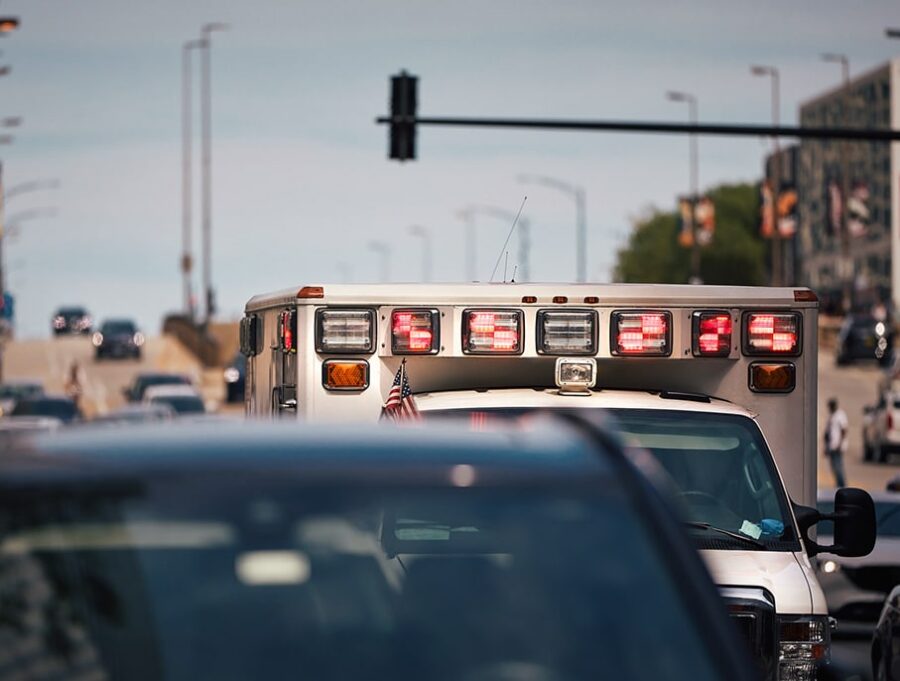 auto road accident emergency