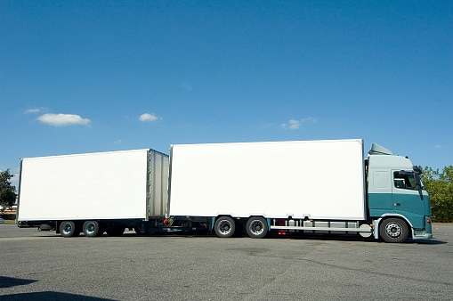 double articulated truck