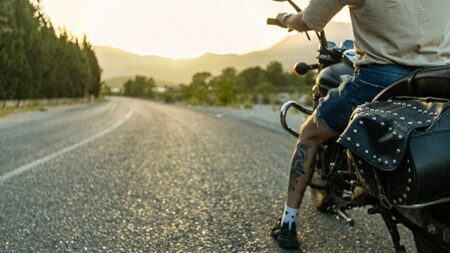 motorcycle road rash accident