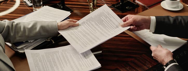 Attorney exchange documents